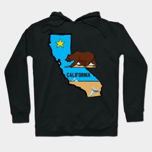 California State Bear Beach Hoodie